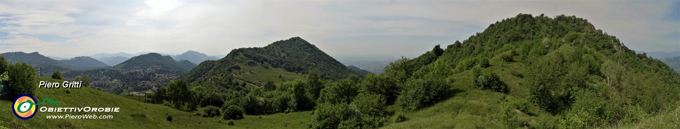 22 Da dx Corna Bianca, Podona, Selvino con Purito.jpg